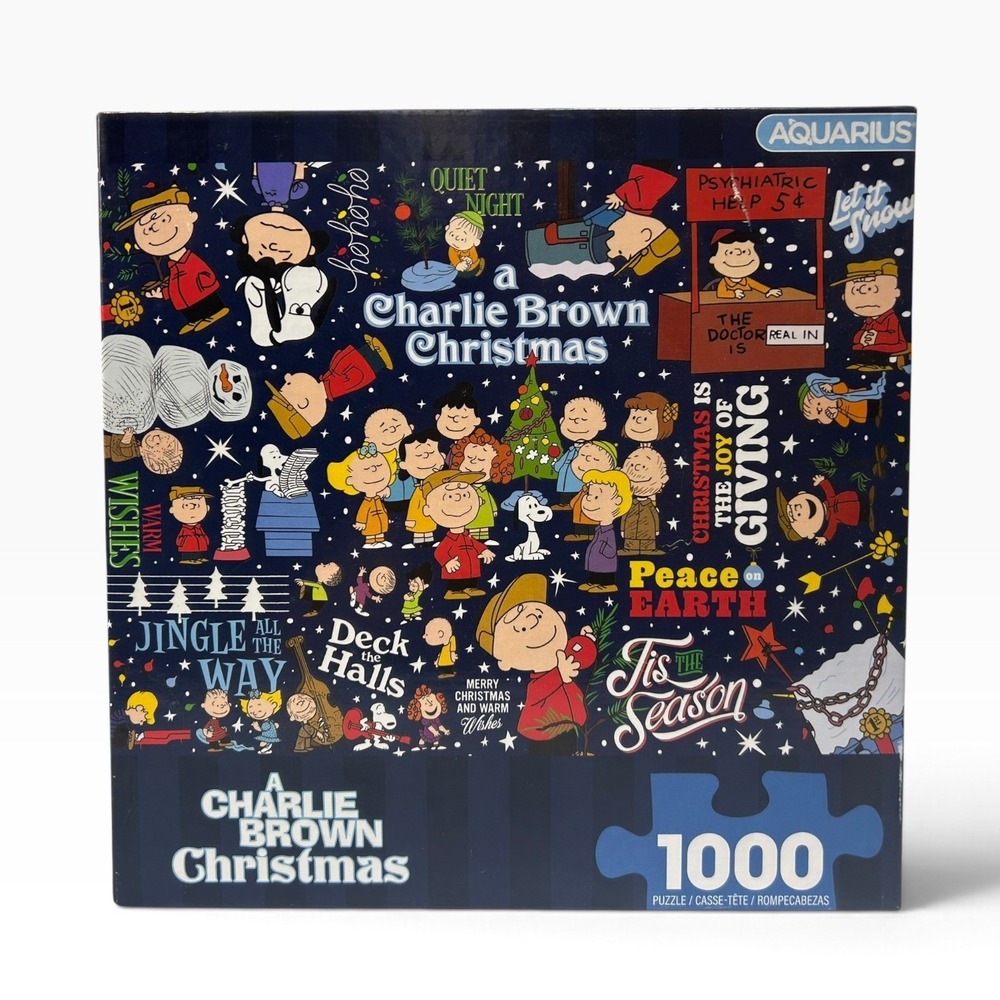 Aquarius Peanuts A Charlie Brown Christmas 1000 Piece Jigsaw Puzzle CS6529